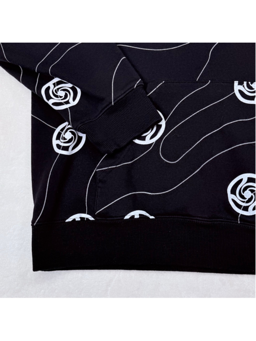 Men's Jujutsu Kaisen Black & White Designed Casual Hoodie Large - Picture 5 of 13